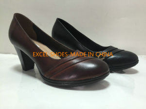 Fashion Comfortable Elegant Classic Working Heel Shoes for Women