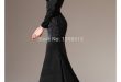 Winter Evening Dresses with Long Sleeves High Collar Appliques Black  Mermaid Evening Gown Velvet 2015 Free Shipping LG 207-in Evening Dresses  from Weddings