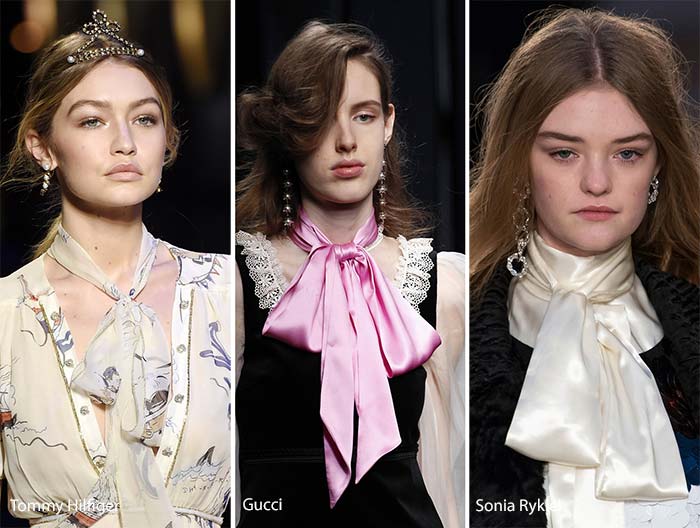 Fall/ Winter 2016-2017 Accessory Trends: Bow-Knot Scarves