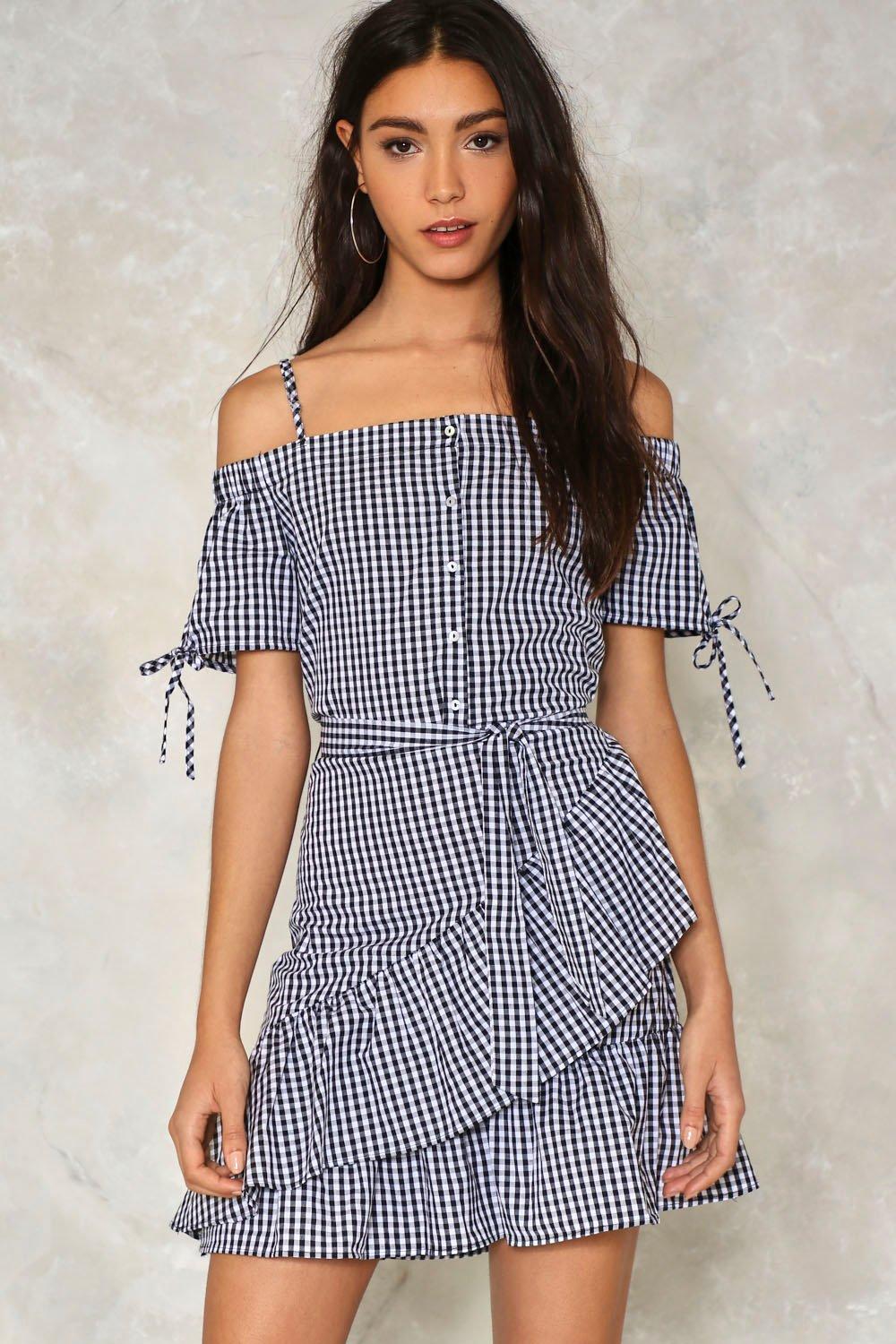 Square to Dance Gingham Dress