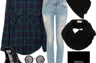 Grunge Outfits Polyvore Nirvana/grunge inspired