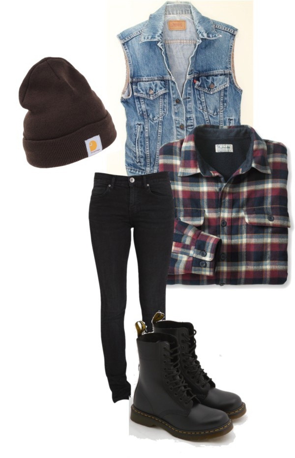 Grunge-Rock Winter Outfits For Women (7)