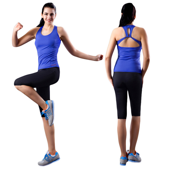 2016 New Yoga For Women Fitness Slim Running Clothes Gym Clothing Sports  Sexy Shirt Slimming Pants