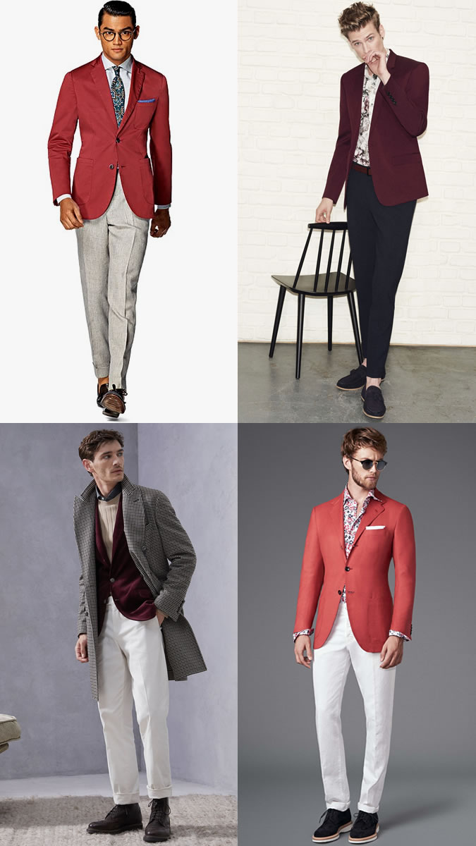 How To Wear A Red Blazer