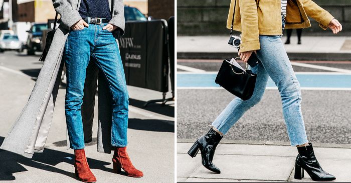 The New Ways to Wear Ankle Boots With Skinny Jeans | Who What Wear