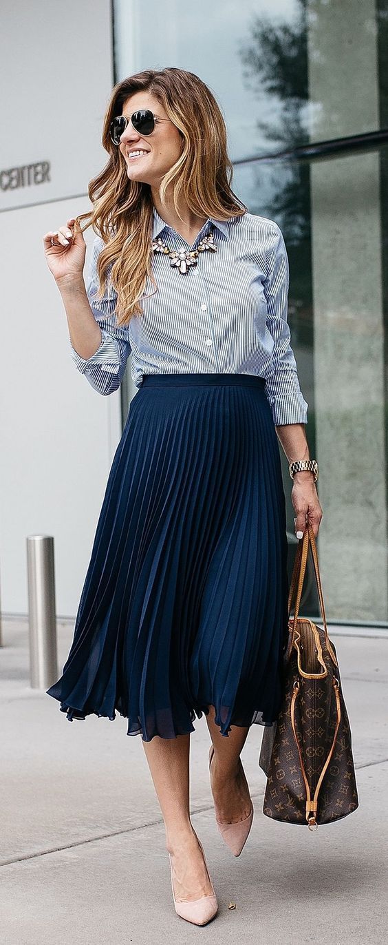 How To Wear Midi Skirts This Summer