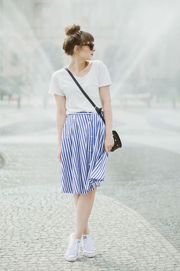 20 Style Tips On How To Wear Midi Skirts This Summer waysify