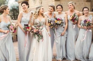 Gray Bridesmaid Dresses to Shop Now