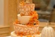 24 Great Ideas for Fall Wedding Cake Decoration