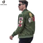 Novel Ideas Bomber Jacket Men Ma 1 Army Green Flight Jacket Pilot Mens Ma1  Motorcycle Jackets Coats US Size Cool Jackets Men Cool Men Jackets From