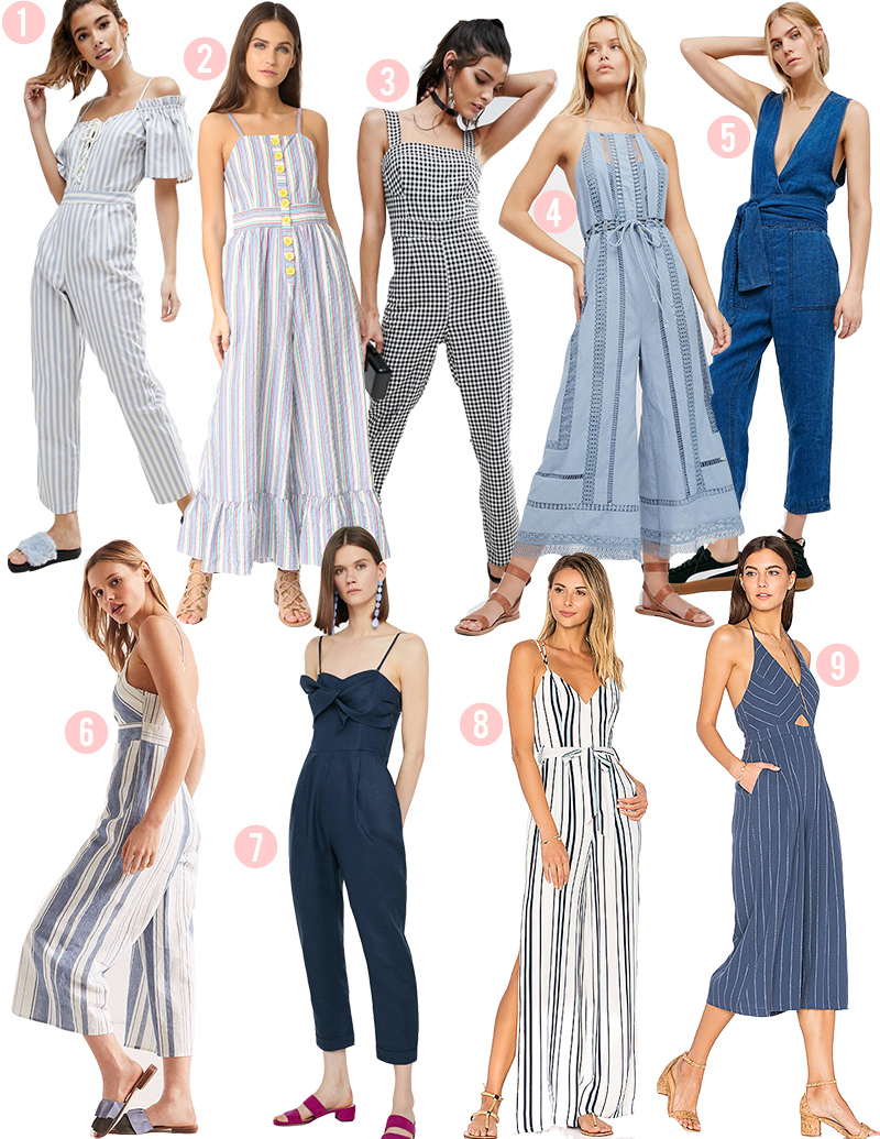 Pick one of these cool-toned jumpsuits for a classic look that gives off  effortless it-girl vibes.