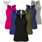 Image is loading 3-Pack-Womens-Ladies-Vests-Cami-Sleeveless-Top-