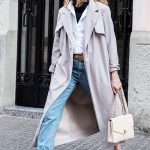 Trench Coat + White Button-Up + Loafers