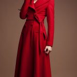 Red Long Coats-Red Winter Wool Coats-Women Red Long Thick Overcoats