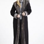 Scallop Trim Shearling Coat | Shop Women's Shearling Coats + Jackets