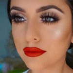 Source: redlipfantasy | make up in 2019 | Makeup, Red lip makeup, Eye Makeup