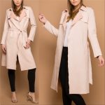 SUEDE TRENCH JACKET -TOP 10 SPRING COLOR