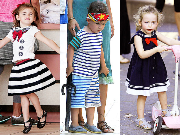 Kids look precious in nautical styles