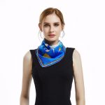 [XiuKe]scarves 2017 new mini squares silk scarf women fashion scarves  printing shawl Neck