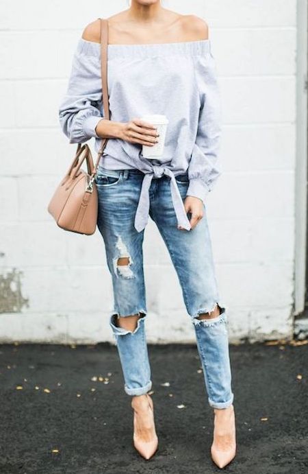 19 Ripped Jeans that are Super Cheap | Fashion Outfit Ideas | Outfits,  Fashion, Boyfriend jeans outfit