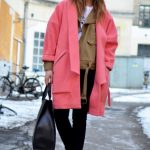 Street Style: Oversized Pink Coats For Women