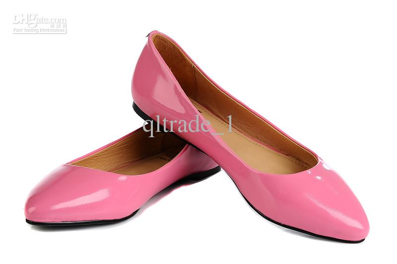 2012 Popular Women Flat Shoes Lady Sandals Fashion Shoes Pink Black ...