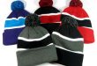 Pom Pom Beanies Trendy Winter Hats Wholesale 2 (bk/gold 1