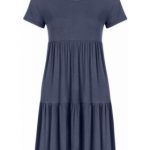 Casual Tiered T Shirt Dresses for Women Reg and Plus Size Summer Sundress -  USA