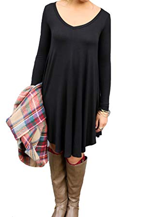 koobea Shirt Dresses For Women Casual Party Cocktail With Sleeves From  Black Small