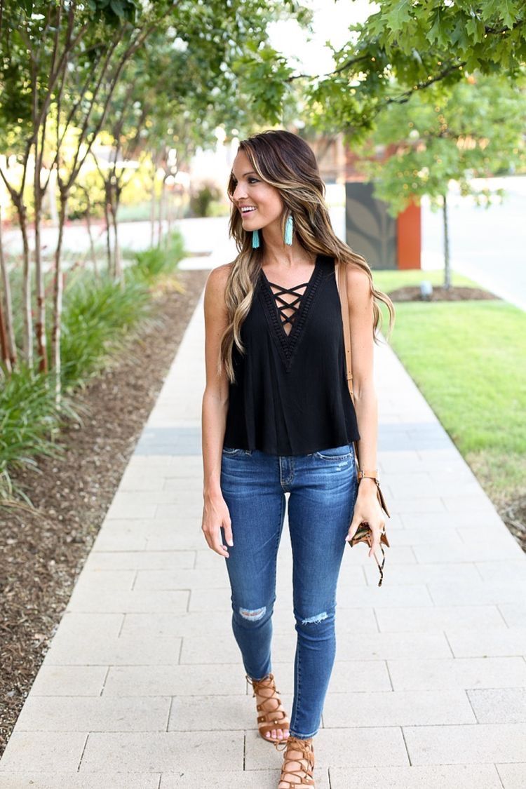 Wonderful 64 Trending Skinny Jeans Outfits For Summer