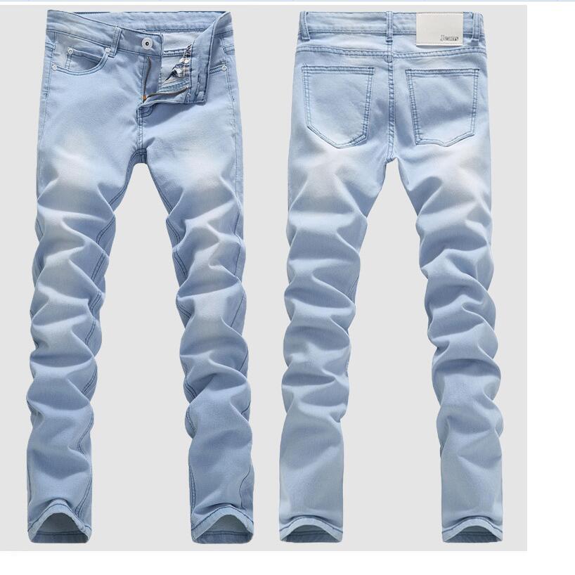 2019 Good Quality Light Blue Skinny Jeans Men Spring Summer Slim Denim Jeans  Men Cotton Elastic Denim Pants Cowboy Trousers From Sikaku, $24.58 |  Traveller Location
