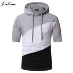 LeeLion 2018 Summer New Fashion Classic Tshirt Men Streetwear Casual Tees  With Hats Mens Clothing Short Sleeve Hooded T Shirts Design Your Own T  Shirts