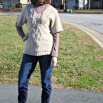 Working mom outfit of the week: Weekend casual in a slouchy sweater, ankle  booties