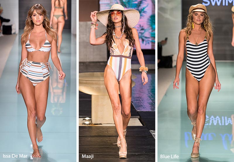 Spring/ Summer 2018 Swimwear Trends: Striped Swimsuits and Bikinis