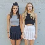 crop top and tennis skirt