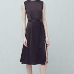 Black belted dress, £59.99, Mango