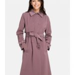 Cheryl Heritage Double-Breasted Military Trench Coat with Full Back Shield