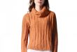 Turtleneck Sweaters For Women Loose Knitted Long Sleeve Autumn Pullover  For Women Thumbnail