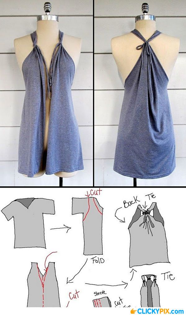 easy fashion diy..would love to do with a long sleeved top, could make bell  sleeves too!