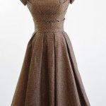 Reserved for Keiko Vintage 50s Dress 1950s Brown от mituvintage Vintage  Dresses 50s, Robes Vintage