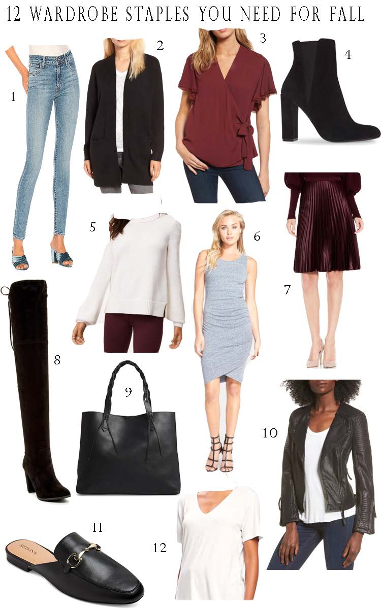 12 Wardrobe Essentials You Need For Fall, fall must haves, fall wardrobe,  fall