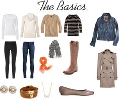 Fall wardrobe basics that would be great for studying or working at home.