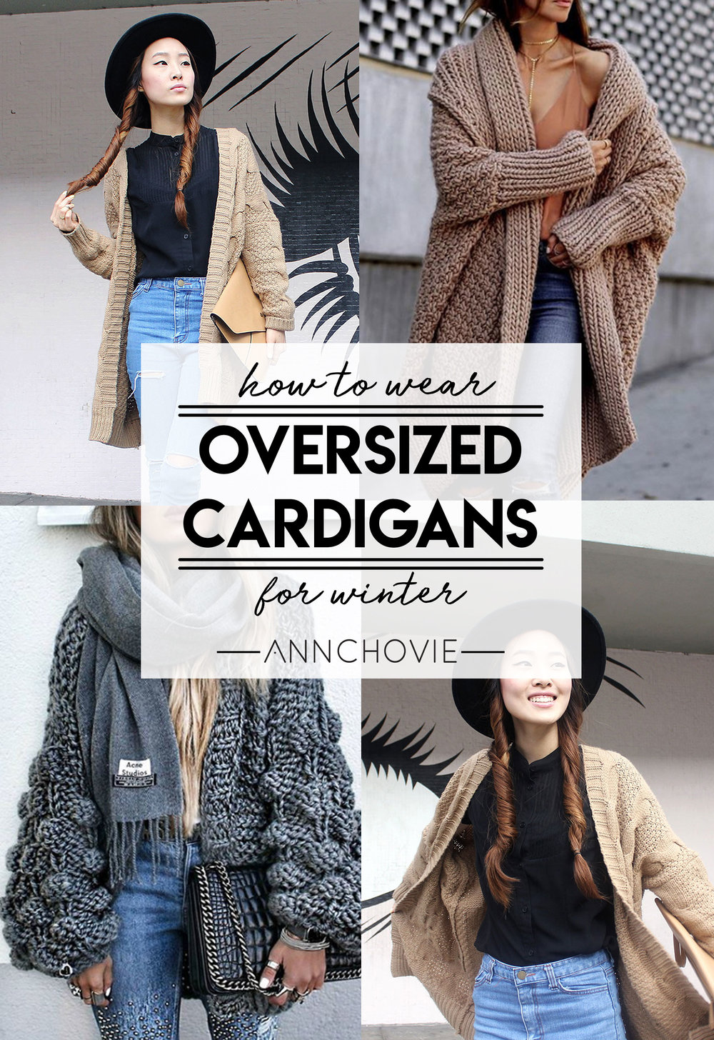 How To Wear Oversized Cardigans This Winter