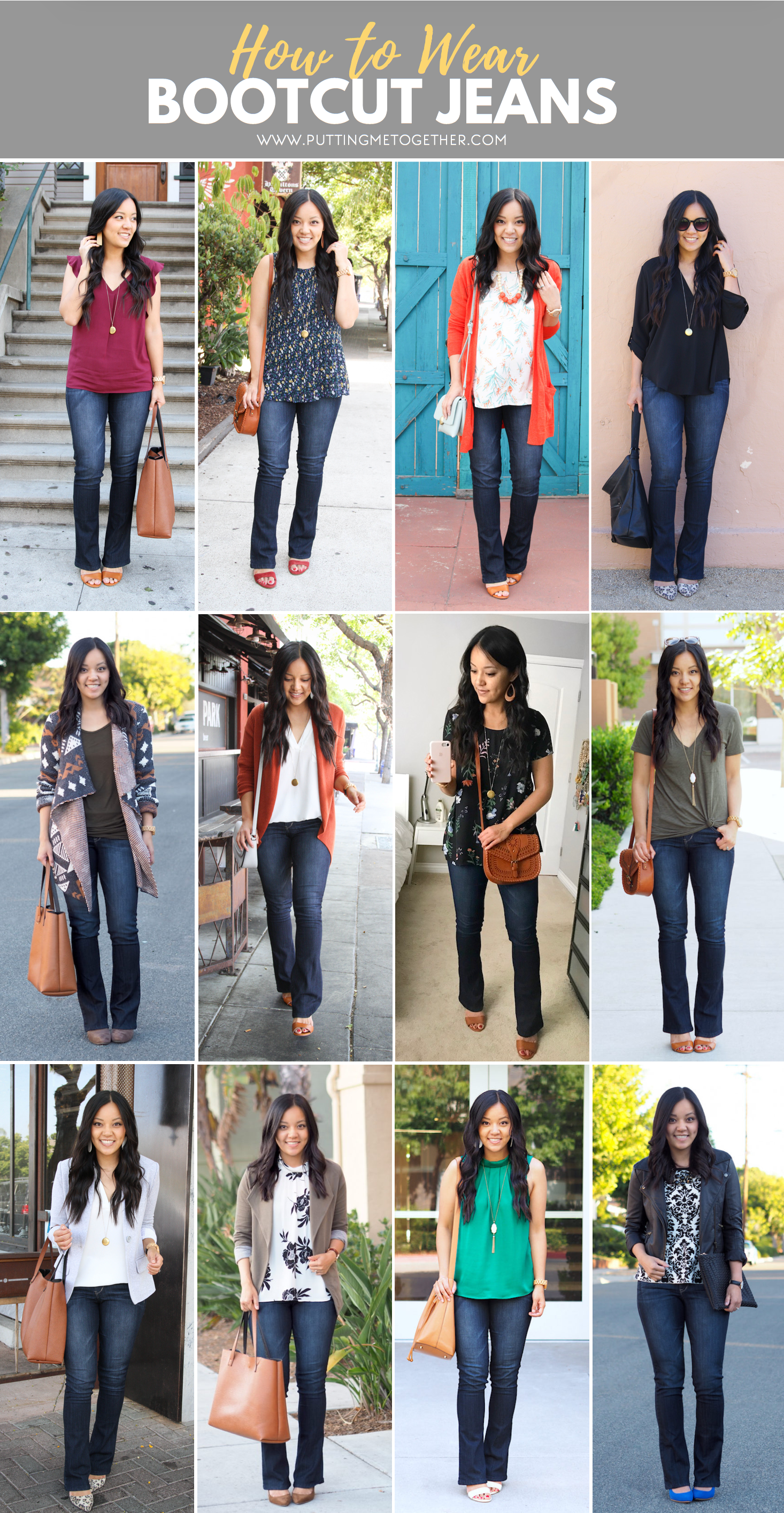 Bootcut Jeans Outfits