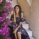 aimee_song_of_style_rebecca_taylor_floral_off_the_shoulder_dress_aquazzura_wild_thing_fringe_sandals  song of style