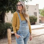 pair your overalls with a thick, cozy sweater for fall | Traveller Location