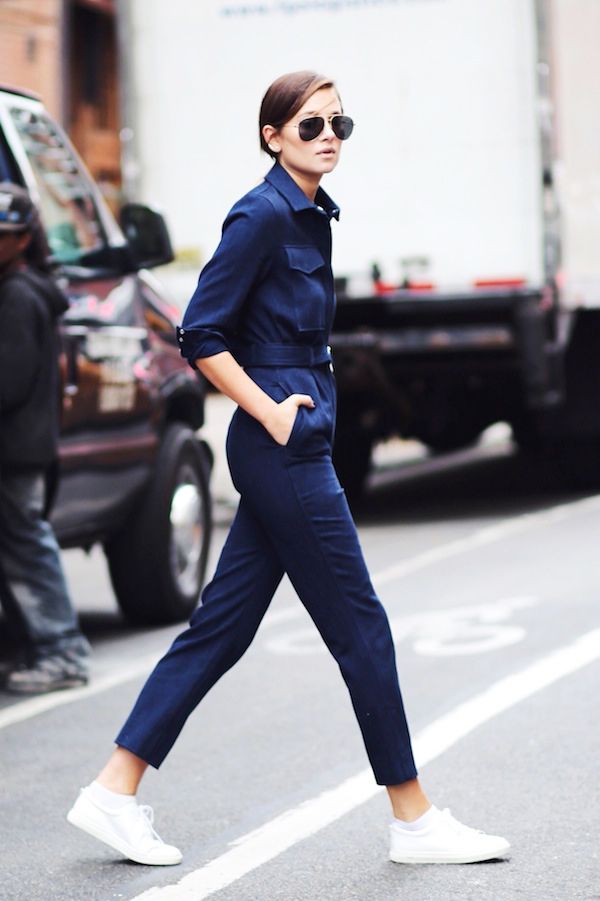 2 Casual Cool Ways to Wear a Utility Jumpsuit via @WhoWhatWearUK