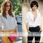 How to wear a white shirt
