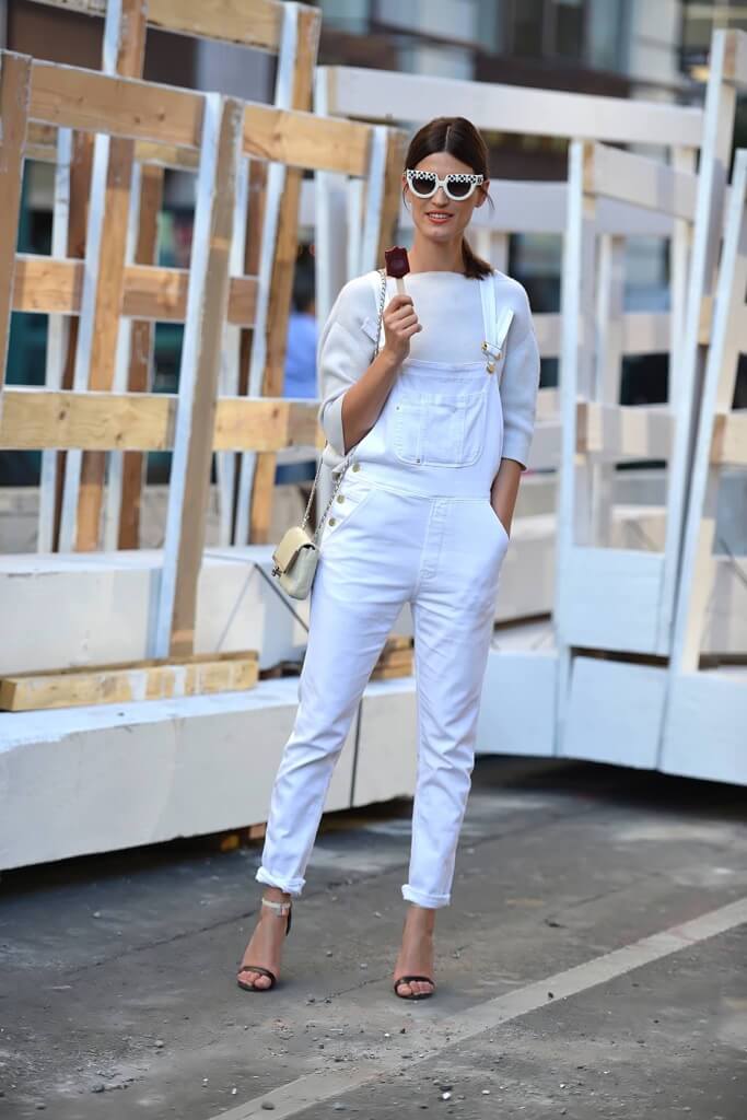 How to Wear White Overall