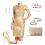 What color shoes to wear with a gold dress